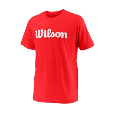 T-shirt de Tennis Wilson Youth Team Script Tech Wilson Red White