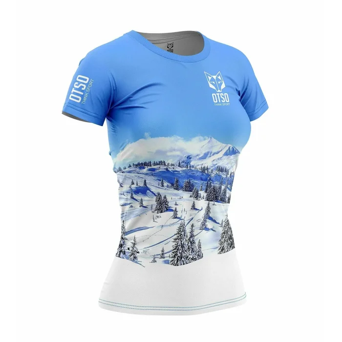 T-shirt femme Otso Snow Forest [Taille XS]