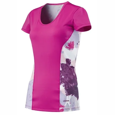 T-Shirt HEAD Vision Graphic Magenta Femme