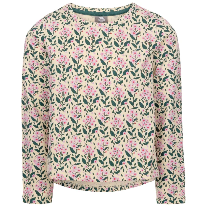T-shirt manches longues bu00e9bu00e9 fille Trespass Rosslyn [Taille 2/3 ans]