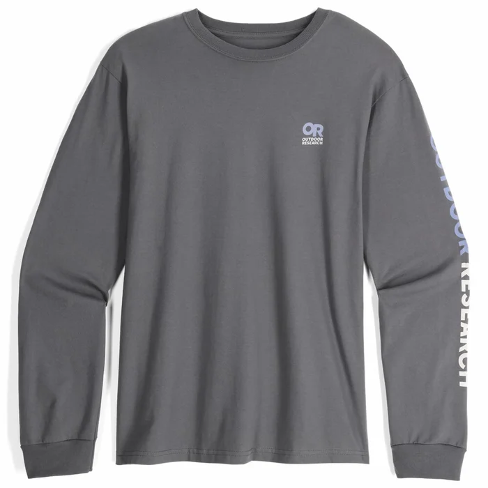 T-shirt manches longues Outdoor Research Lockup Chest Logo [Taille S]