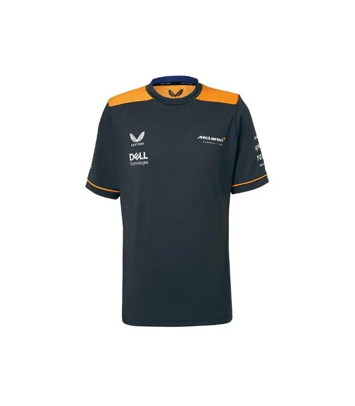 T-shirt McLaren Formule 1 Officiel Enfant Gris/Orange