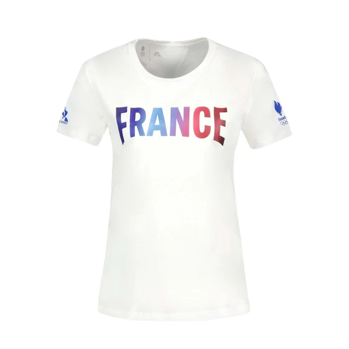 T-shirt Nu00b01 femme France Olympique Paris 2024 [Taille 2XS]