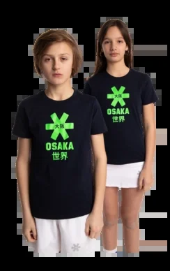 T-shirt Osaka Enfant Deshi Tee Green Star Navy