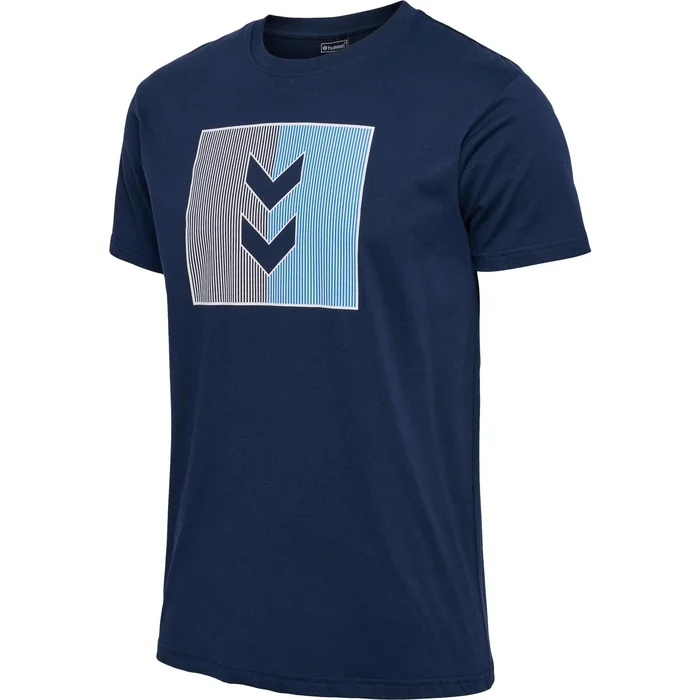 T-shirt rayures coton Hummel Active