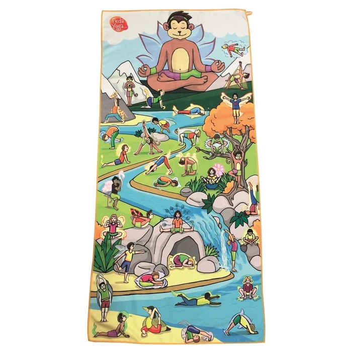 Tapis de yoga découverte enfant Peda Yoga [Taille 130×60 cm]