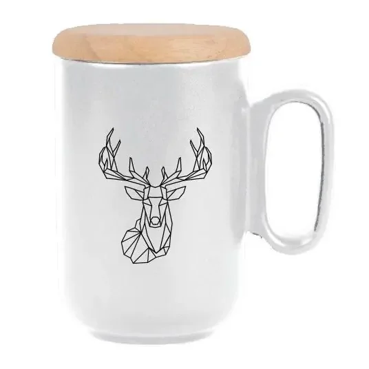Tasse Tisanière Origami Cerf Populaire