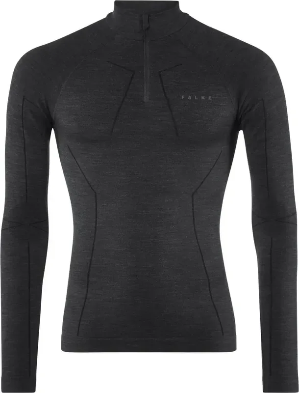 Tee-Shirt Manches Longues Hommes Half Zip Wool-Tech Vente Directe