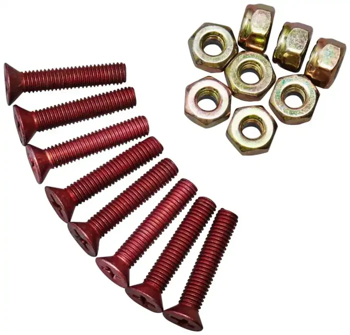Tendance Redheads Truck Boulons 8 Pack