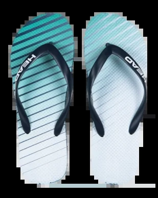 Tongs HEAD Beach Deep Blue Print