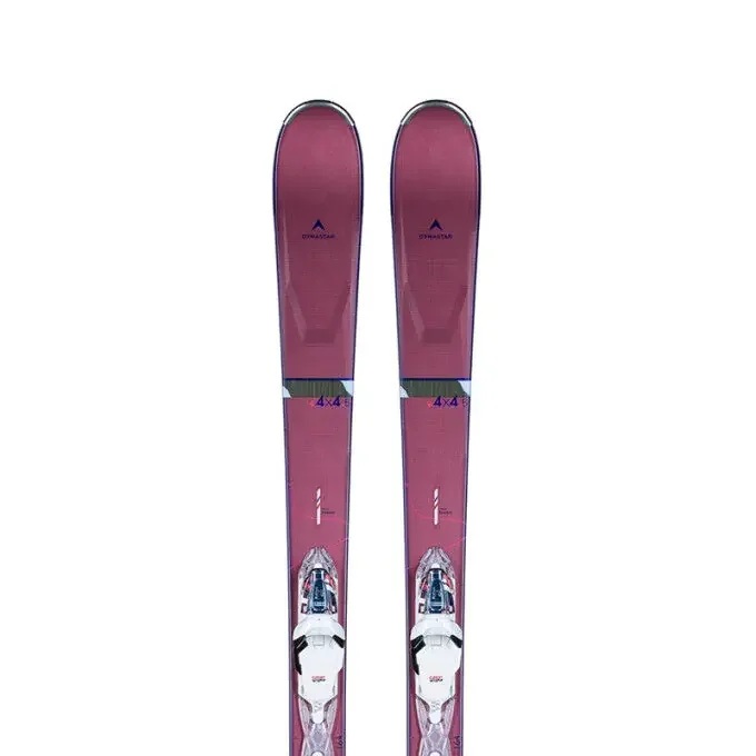 Top Qualité Pack de skis Dynastar E 4X4 5 + fixations XP W 11 GW B83 White / Blue / Pink