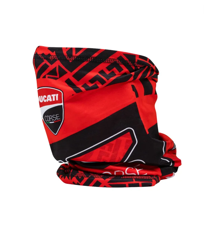 Tour de cou Dual Ducati Corse Francesco Bagnaia Taille Unique Adulte Rouge/Noir