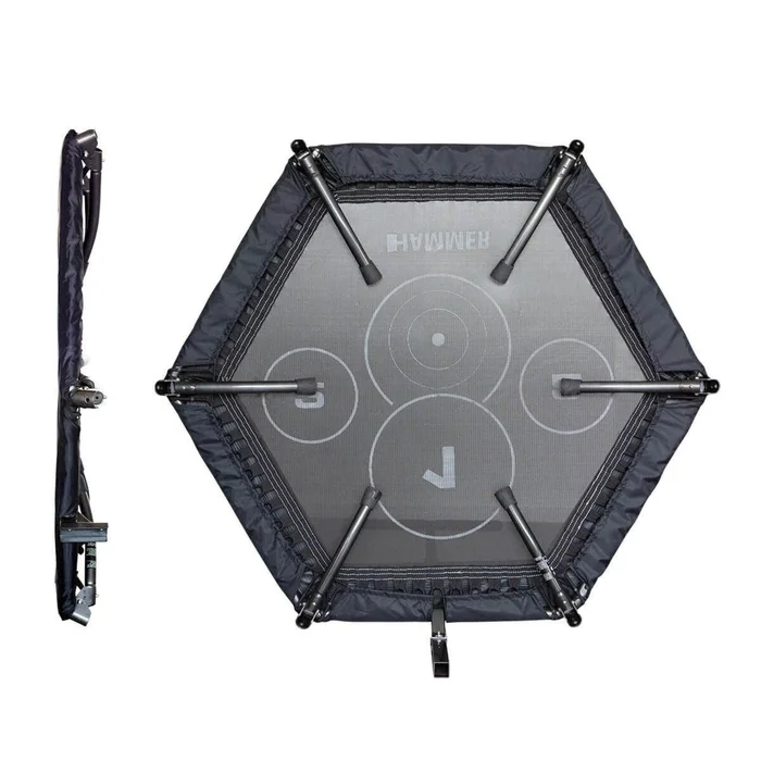 Trampoline de fitness Hammer Cross Jump [Taille 120x130x140 cm]