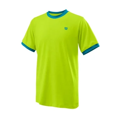 Tshirt de Tennis Wilson Boys Competition Crew Lime Popsicle