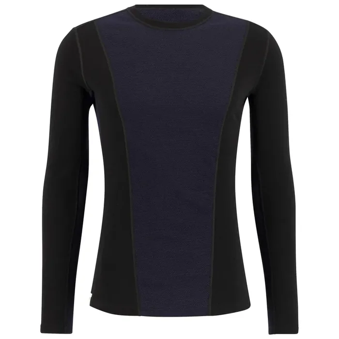 Ulvang Peak Map Crew, maillot thermique, hommes, noir/bleu foncé Nouvelle Collection