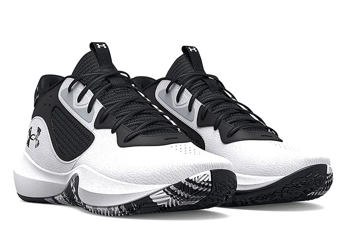 Under Armour Basketball Unisex Lockdown 6 « White-Jet Gray »