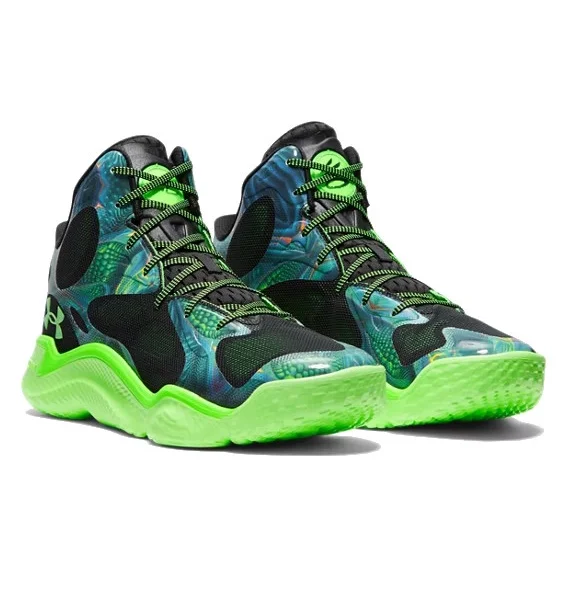 Under Armour Curry Spawn FloTro Basketball « Hyper Green-Black »