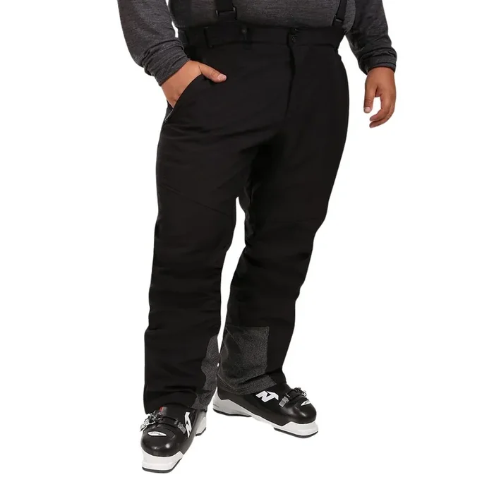 Usine Directe Kilpi Rhea, pantalons de ski, plus size, hommes, noir