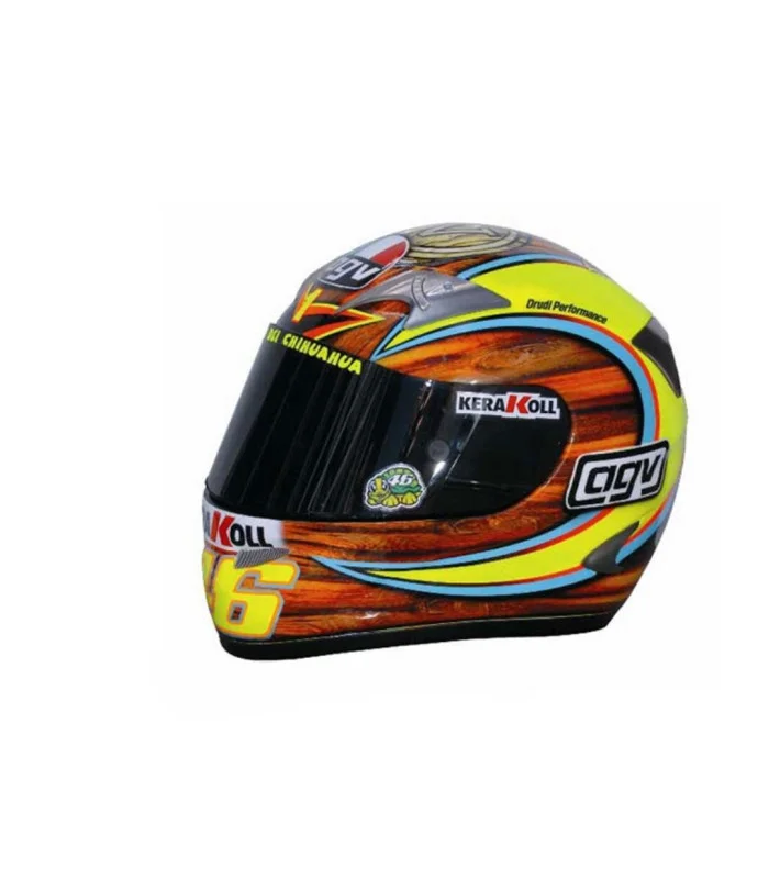 Valentino Rossi Mini casque réplique 1:5 – VR46 MotoGP_GP Mugello 2004