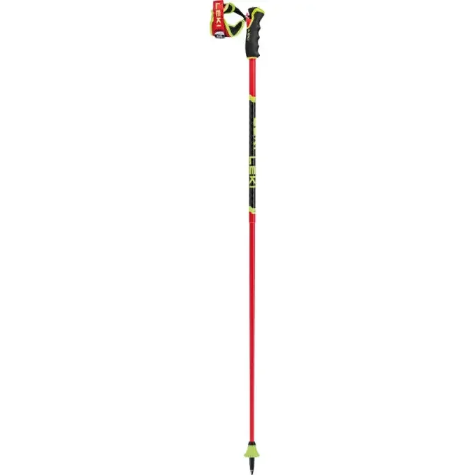 Vente Flash Bâtons de course Leki VENOM GS 3D bright red-black-neon yellow