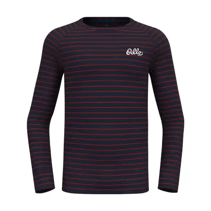 Vente Flash T-shirt manches longues Active Warm Originals Stripe homme Odlo