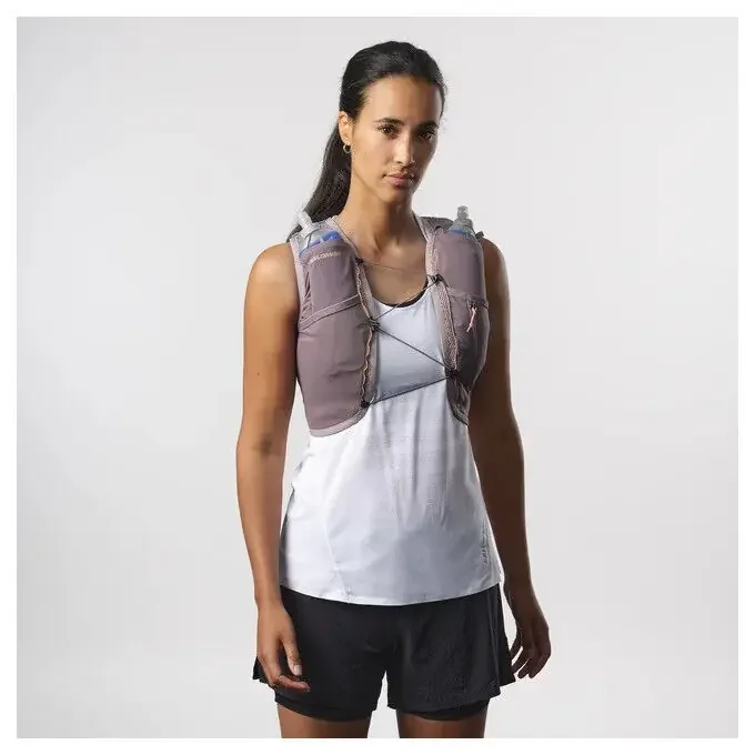 Veste d’hydratation Salomon ACTIVE SKIN 4 Quail/Moonscape Artisanat