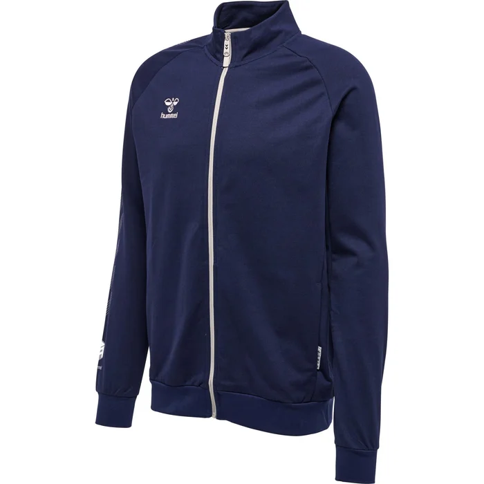 Veste de survêtement zippée en coton Hummel Move Grid
