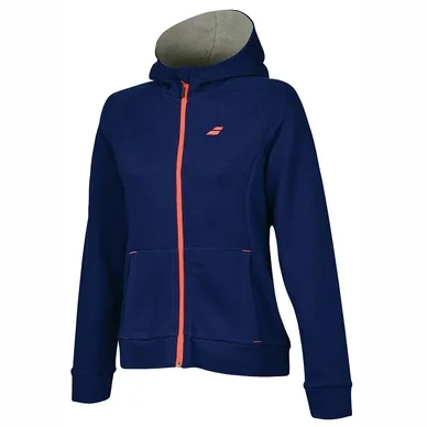 Veste de Tennis Babolat Girls Core Hood Sweat Estate Blue