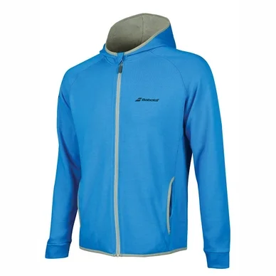 Veste de Tennis Babolat Men Core Hood Sweat Diva Blue