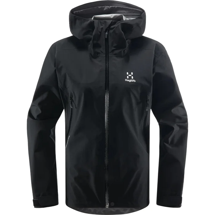 Veste impermu00e9able u00e0 capuche femme Haglu00f6fs Roc [Taille XS]