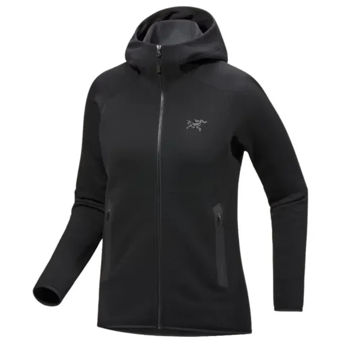 Veste polaire à capuche Femme Arc&rsquo;Teryx Kyanite – Black Tendance