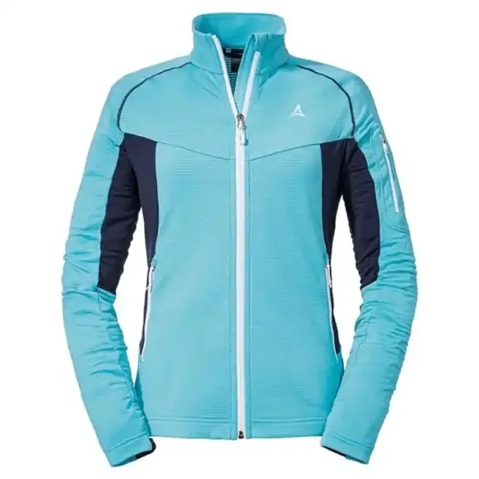 Veste polaire de randonnée femme Schöffel Hydalen- Medium Turquoise Gros Lot
