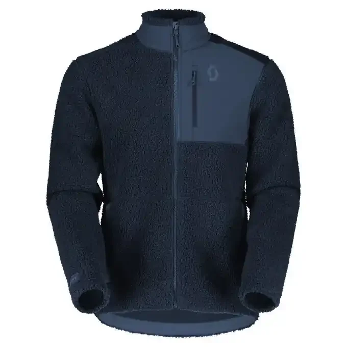 Veste Scott DEFINED HERITAGE PILE Dark Blue En Vogue