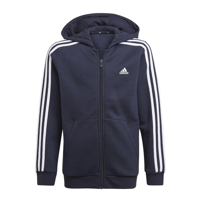 Veste zippé à capuche enfant adidas Essentials 3S