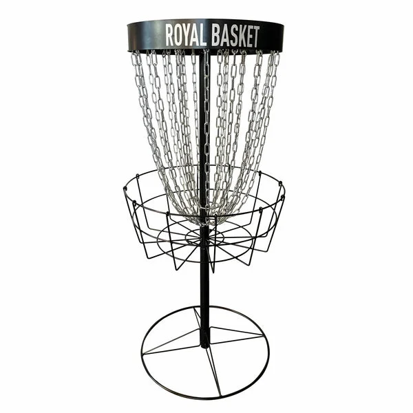 Viking Discs Royal Basket Cesta de Disc Golf, Black Edition