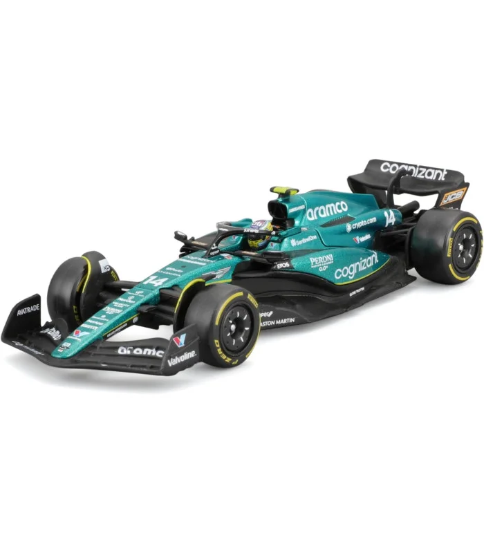 Voiture miniature Aston Martin F1 AMR23 Team ARAMCO 14 Fernando Alonso Officiel 1/43ème