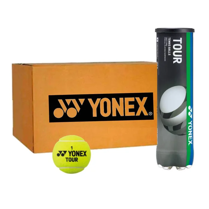 Yonex Tour – Box of 18 Cans of 4 Tennis Balls
