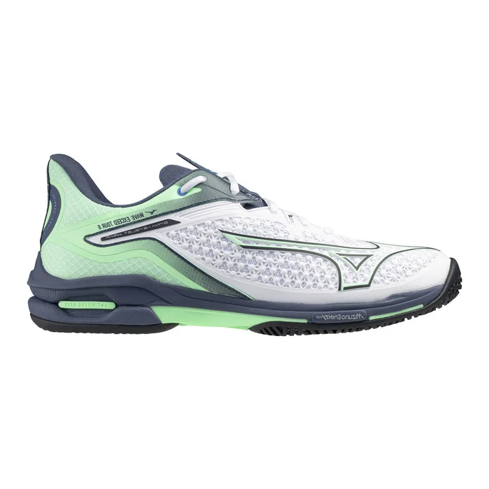 Zapatillas de tenis Mizuno Wave Exceed Tour 6 Hombre Blanco Verde
